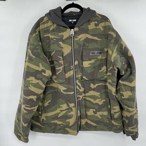 Boy's Full Send Camo Coat